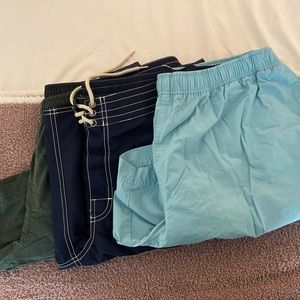 Bundle of 3 Polo Ralph Lauren swim trunks